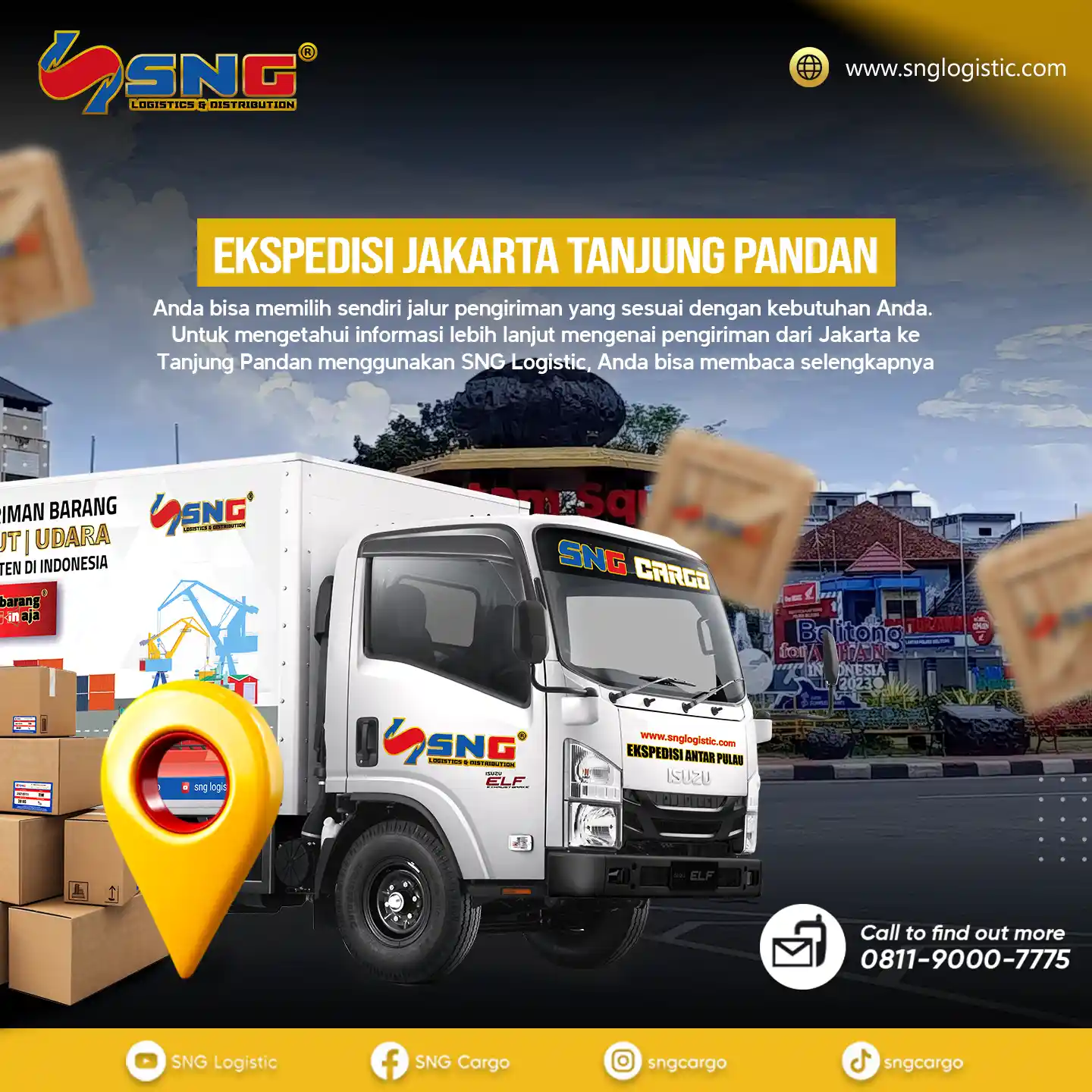 Ekspedisi Jakarta Tanjung Pandan Ongkir Termurah
